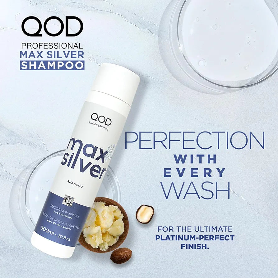 QOD Professional Silver Hair Shampoo - 300 ml