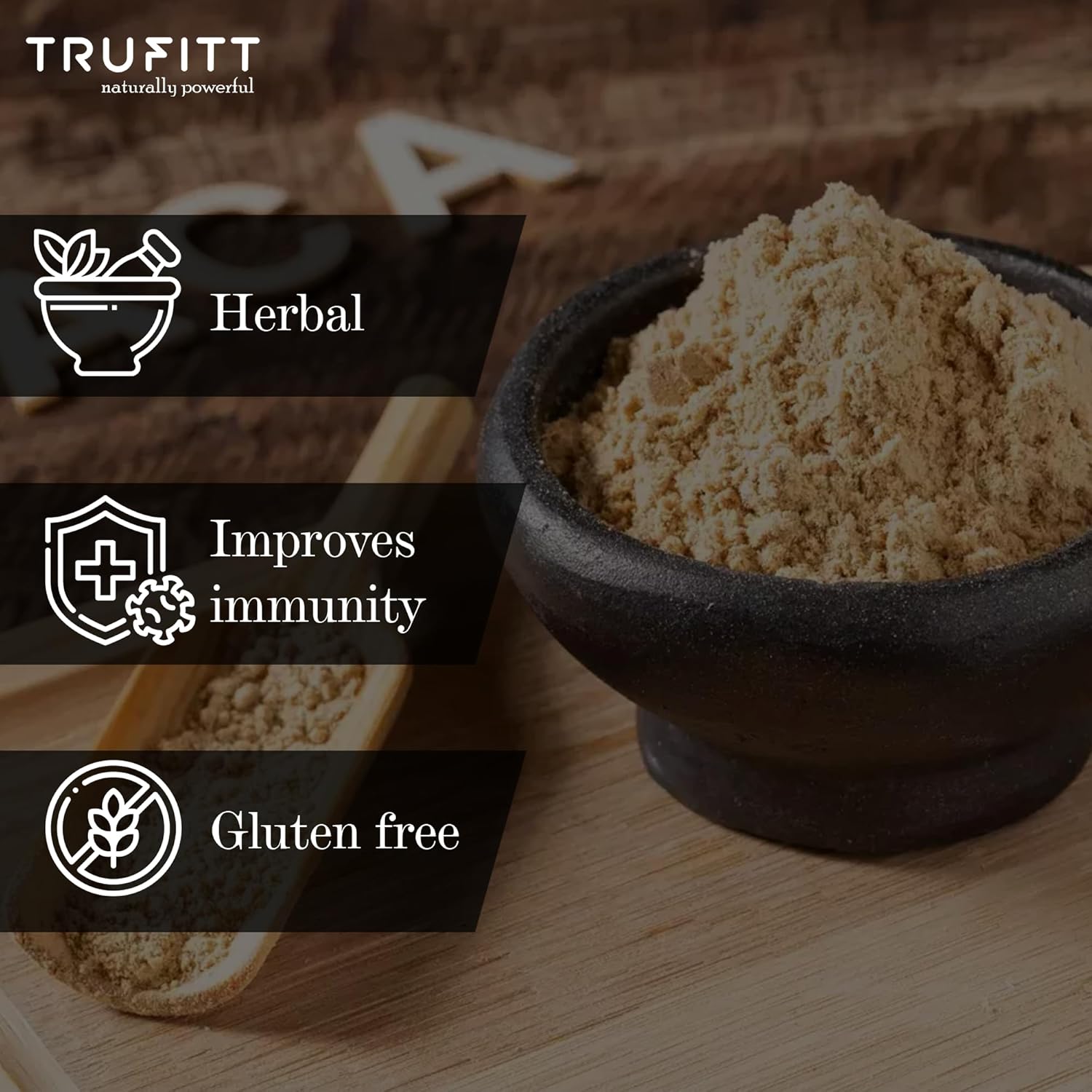 Trufitt Peruvian Yellow Maca Root Powder, Organic Herbal Supplement | Improves Energy And Stamina | Good For Men And Women - 100 GMS