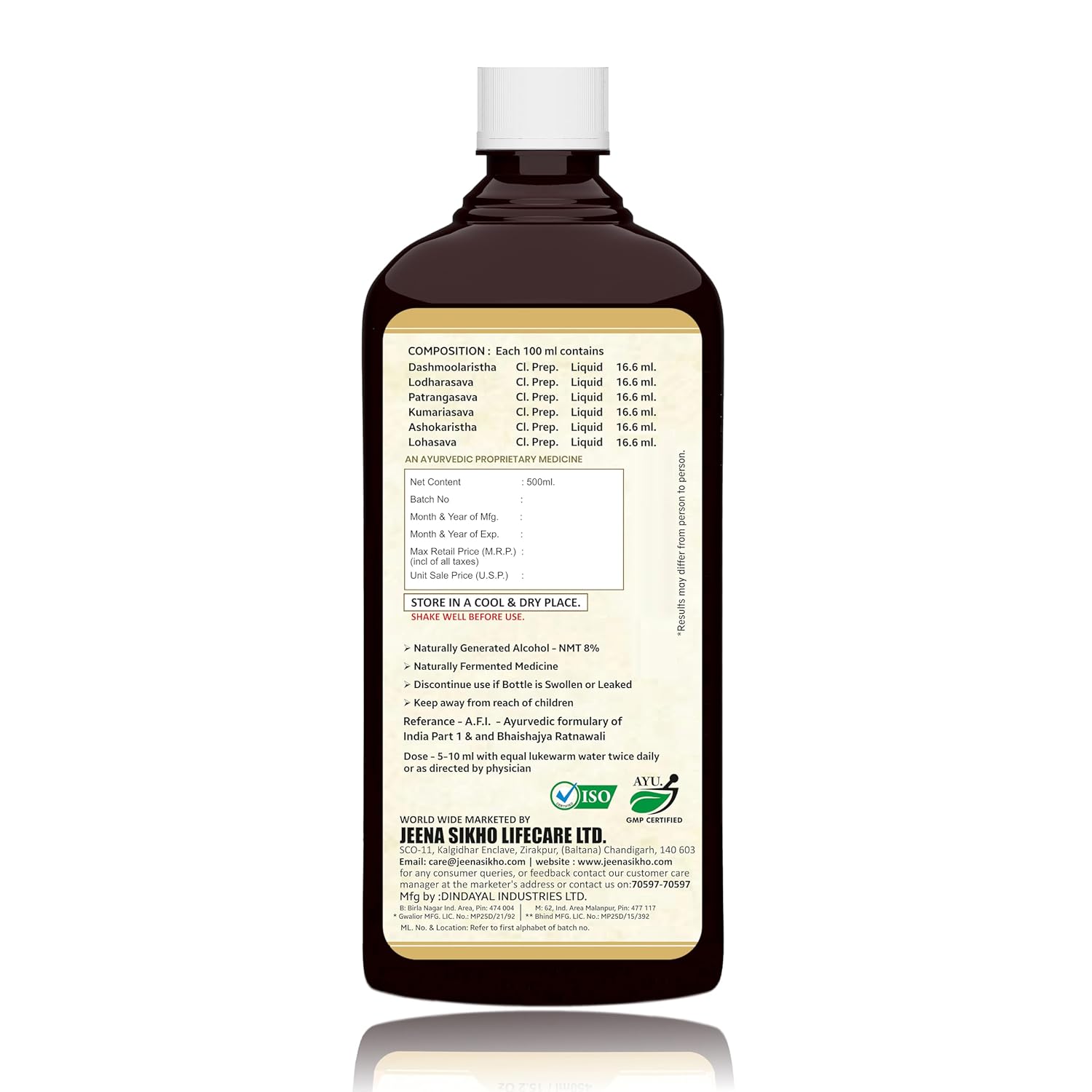 Jeena Sikho Ladies Tonic - 500 ml