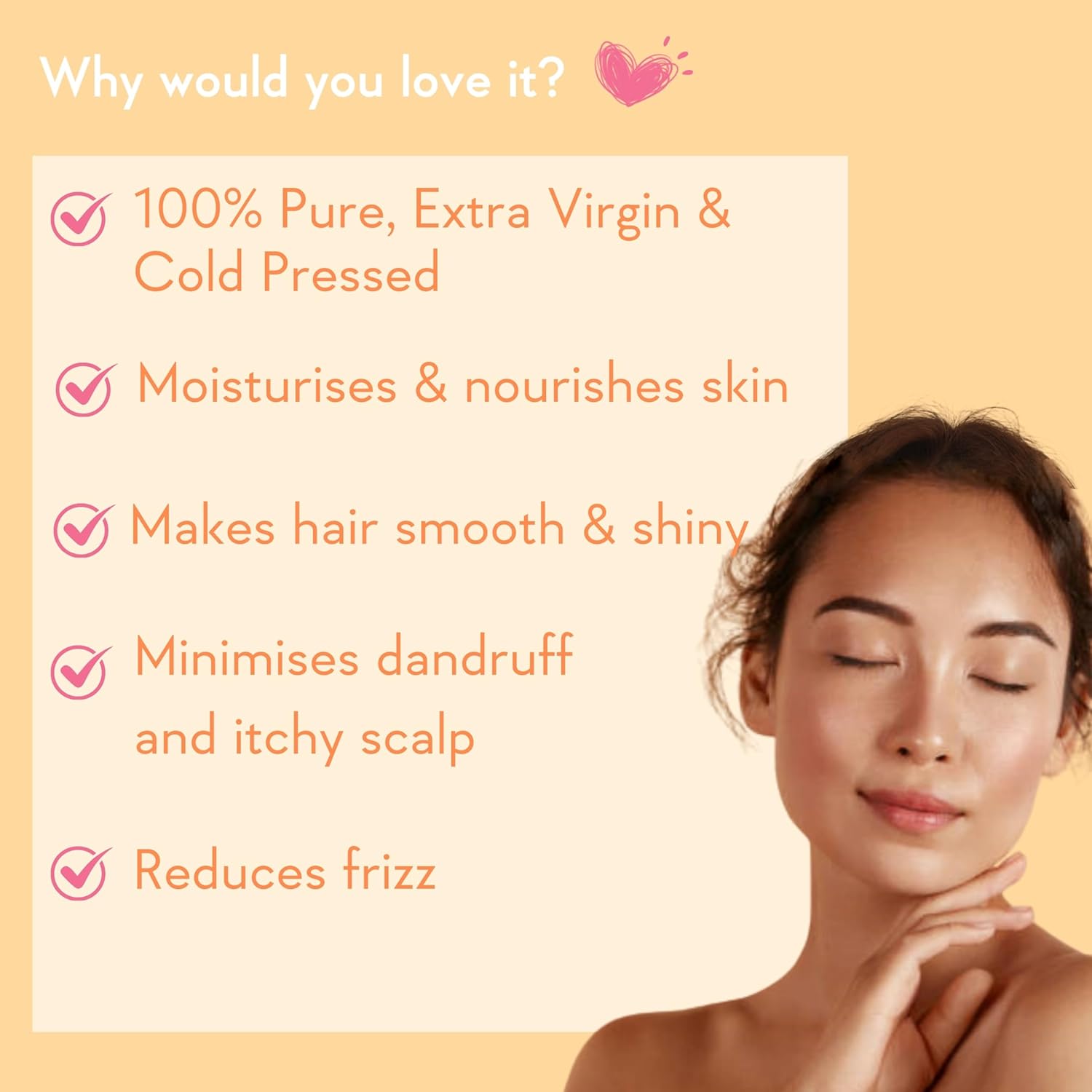 WishCare Cold Pressed Castor Oil | For Hair, Skin, Nails, Eye Lash | Virgin Grade | 100% Natural | 200ml