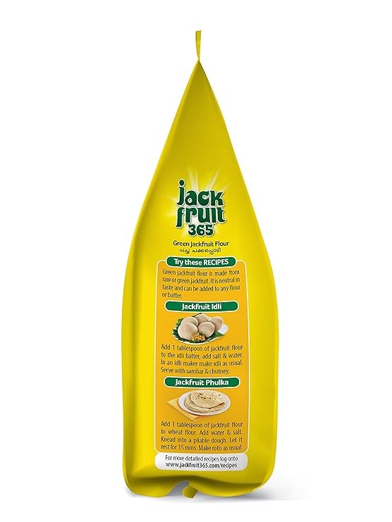 Jackfruit365 Green Jackfruit Flour - Helps Control Sugar - 400 gms (Pack of 2)