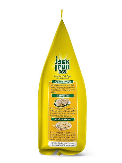 Jackfruit365 Green Jackfruit Flour - Helps Control Sugar - 400 gms (Pack of 2)