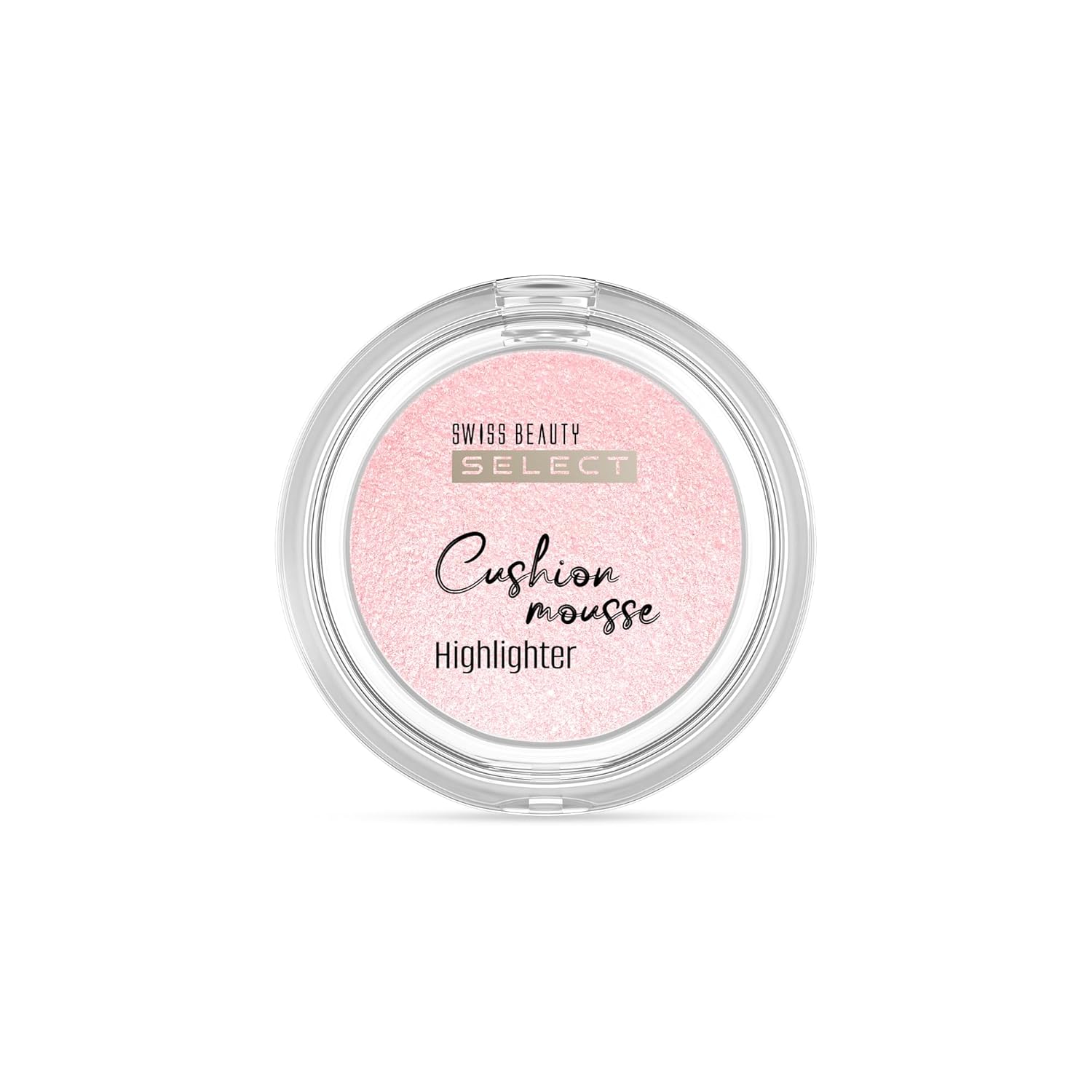 Swiss Beauty Select Cushion Mousse Highlighter| Lit-From-Within Finish | Glowy & Dewy Skin | Enriched With Nourishing Macadamia Oil | Four Gorgeous Shades | Shade-2. Pink Frost, 10g