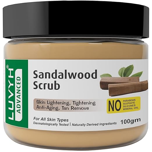 Luvyh Sandalwood Face Scrub - 100 gms