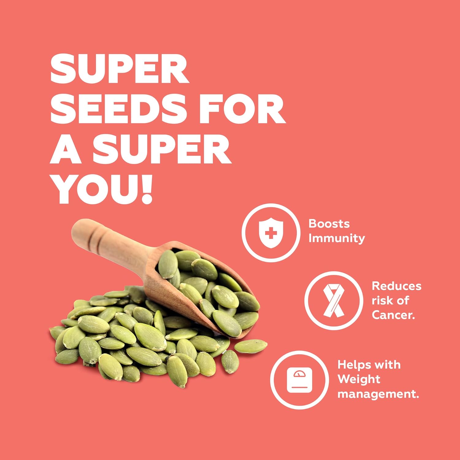 Yogabar Pumpkin Seeds Unroasted Rich in Protein and Fiber Superfood - Grade AAA - Pumpkin Seeds for Eating - Healthy Snacks for Weight Loss - Rich in Immunity Booster Anti-Oxidants.