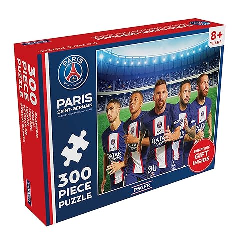Popcorn Games & Puzzles Kid Popcorn Games Premiership Soccer Paris Saint Germain 300 Zigsaw 8+Messi Neymar