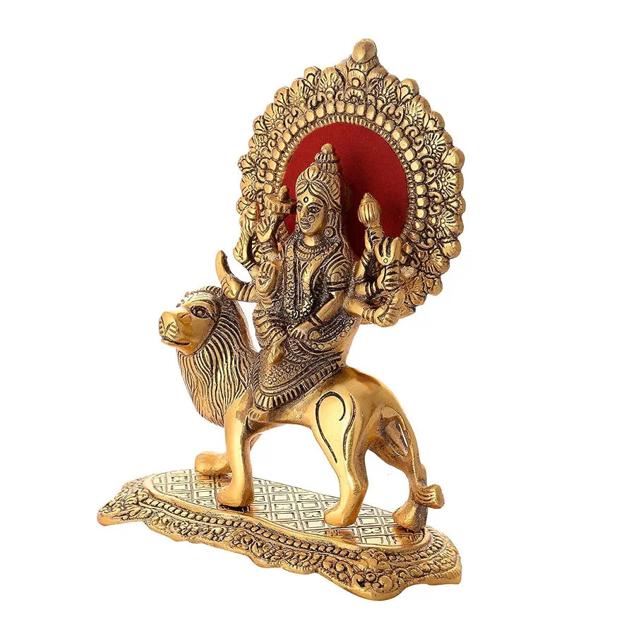Chhariya Crafts Durga Maa Murti for Home Decorative Showpiece - 20 Cm