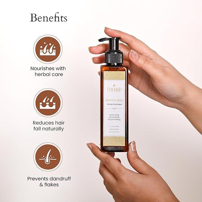 Panash Wellness Bhringraj Ayurvedic Shampoo - 200 ml