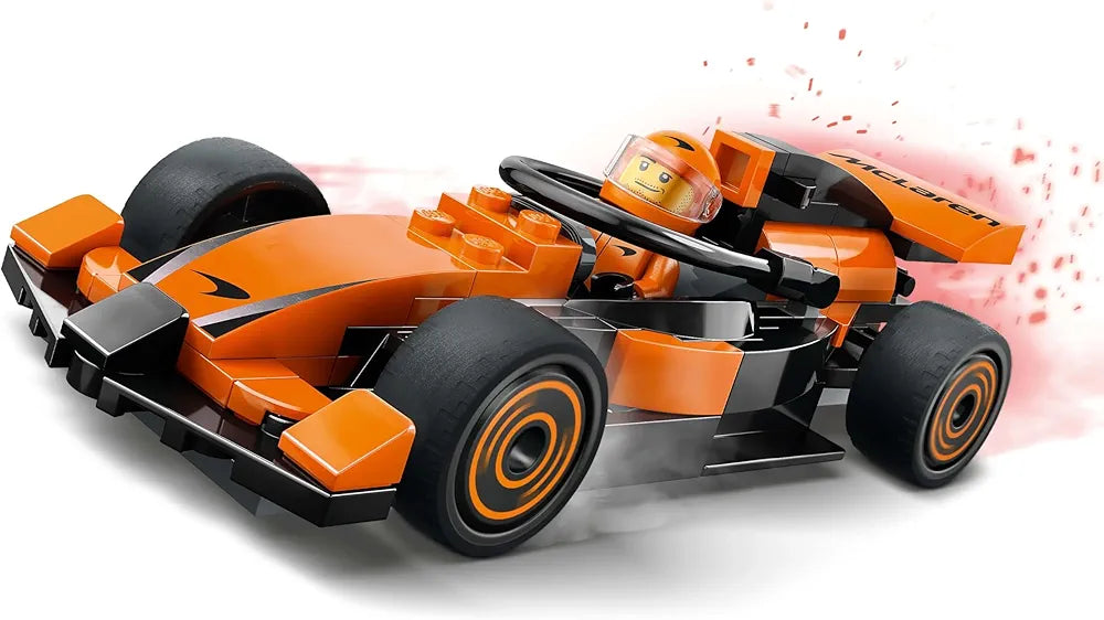Lego City F1 Driver with McLaren Race Car Mini Vehicle Toy Playset 60442 Building Blocks Toys for 6+ Gift for Boys and Girls
