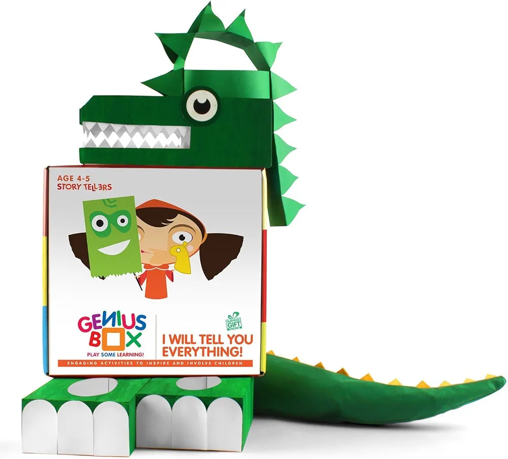 Genius Box Play some Learning Educational Toy for 5+ Year Age: Discovering Dinosaurs DIY, Activity Kit, Learning Kit, Educational Kit, STEM Toy 16 Activity Kit
