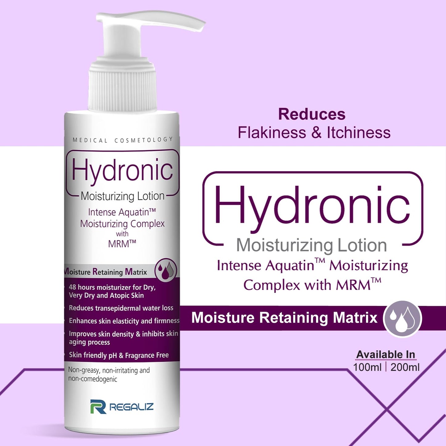 Regaliz Hydronic Moisturizing Lotion - 200 ml