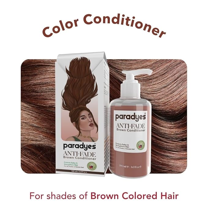 Paradyes Anti Fade Brown Fresh Conditioner for All Types of Hair - 180 Ml