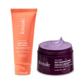 Foxtale Detan and Glow Duo â€“ Face Wash + Skin Radiance Mask | Removes Tan, Brightens, Unclogs Pores | With Vitamin C, Papaya Enzyme, Lactic Acid & Clay | For Radiant, Even-Toned Skin