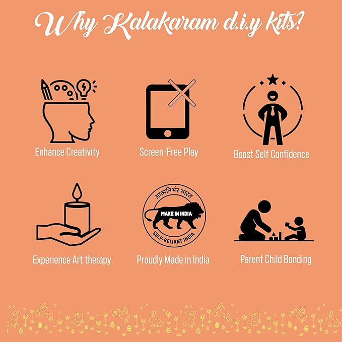 Kalakaram Easter Joy Craft Activity Kit for Kids | Celebrate and Craft Your Own Easter Day |  Activity Kit for Children