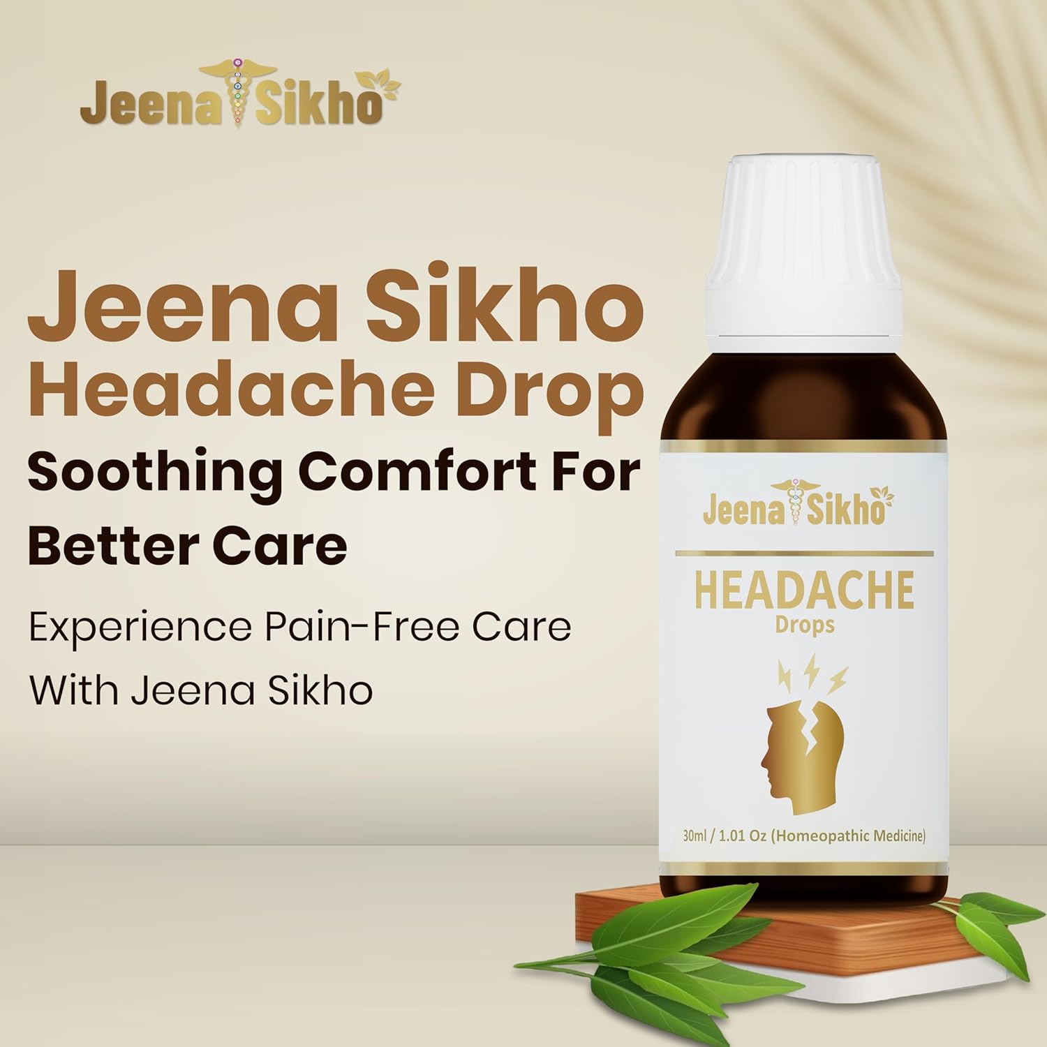 Jeena Sikho Headache Drops | Good for Overall Health - 30 Ml