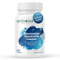 Ambrosial Glucosamine Chondroitin Joint Care Supplement with Curcumin, Collagen, Boswellia & Rosehip Extracts | High Strength Glucosamine Chondroitin for High Mobility & Flexibility | 120 Tablets