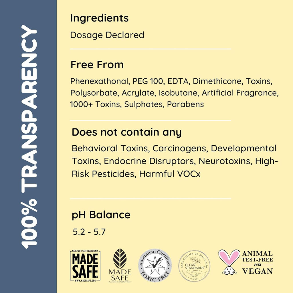 Little Rituals Plant Protein Hair Tear Free Baby Shampoo | Biotin | Chlorine & Hard Water Protection | Urban Dust & Pollution Defense | Natural Shine & Strong Hair for Babies & Kids | Natural & Plant Based | MADE SAFE | pH Balanced | 200ml