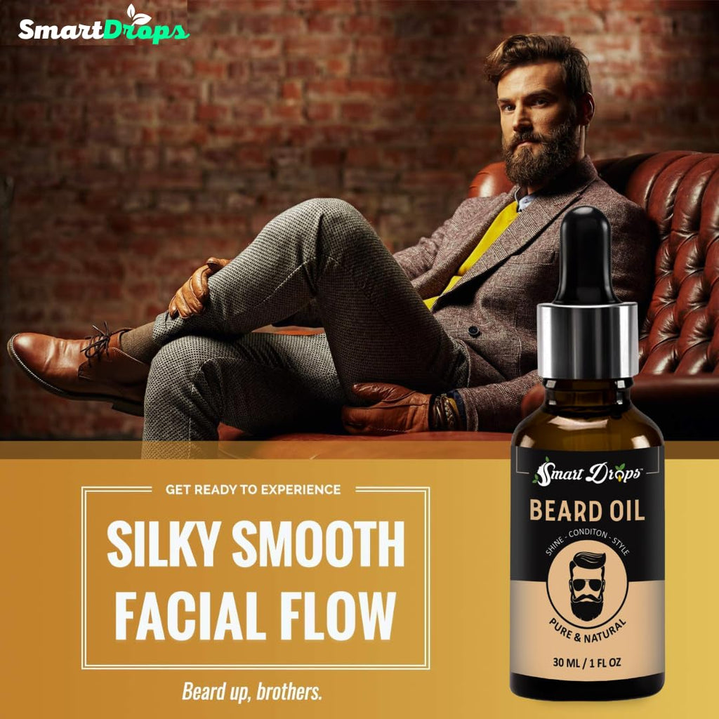 Smartdrops Advanced Formula Based Beard Oil 30ml (Pack of 1)