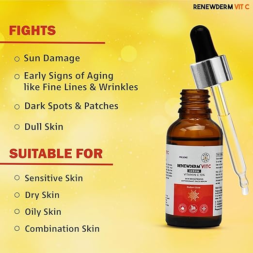 Renewderm Vit C Serum Skin Brightening Antioxidant with Vitamin C - 30 ml