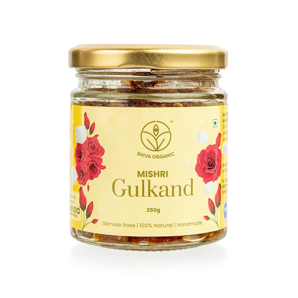 Shiva Organic Gulkand With Misri - 250 gms
