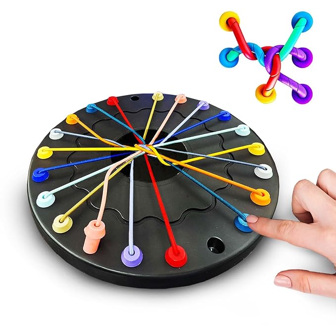 Wembley Rope Untangling Puzzle Game Twisted Rope Brain Teaser for Kids