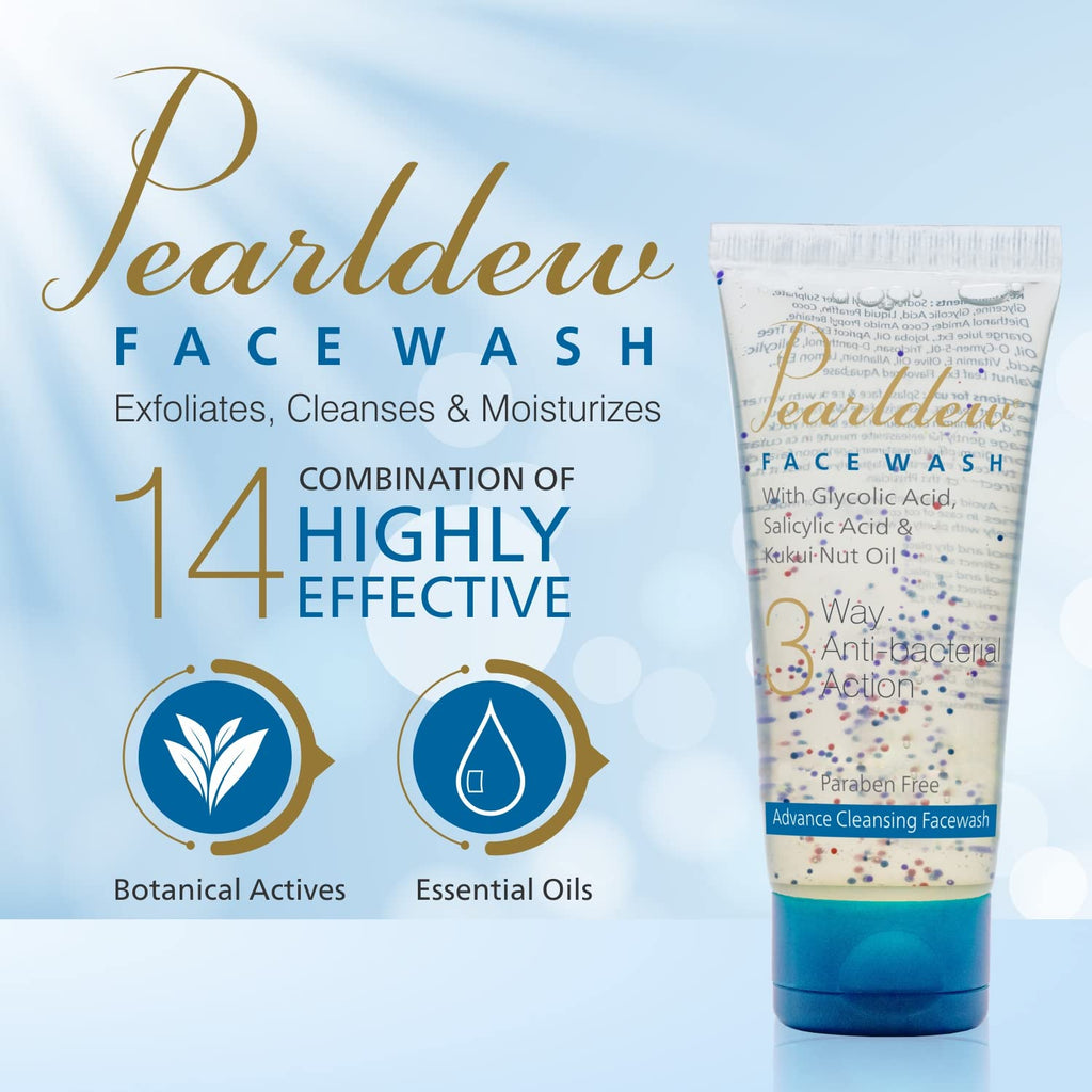 Pearldew 3 Way Antibacterial Face Wash - 100 Ml | Pack of 3