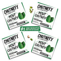 Chutnefy - 5-Second Instant Mint/Pudina Chutney - 120 ml Each (Pack of 4)