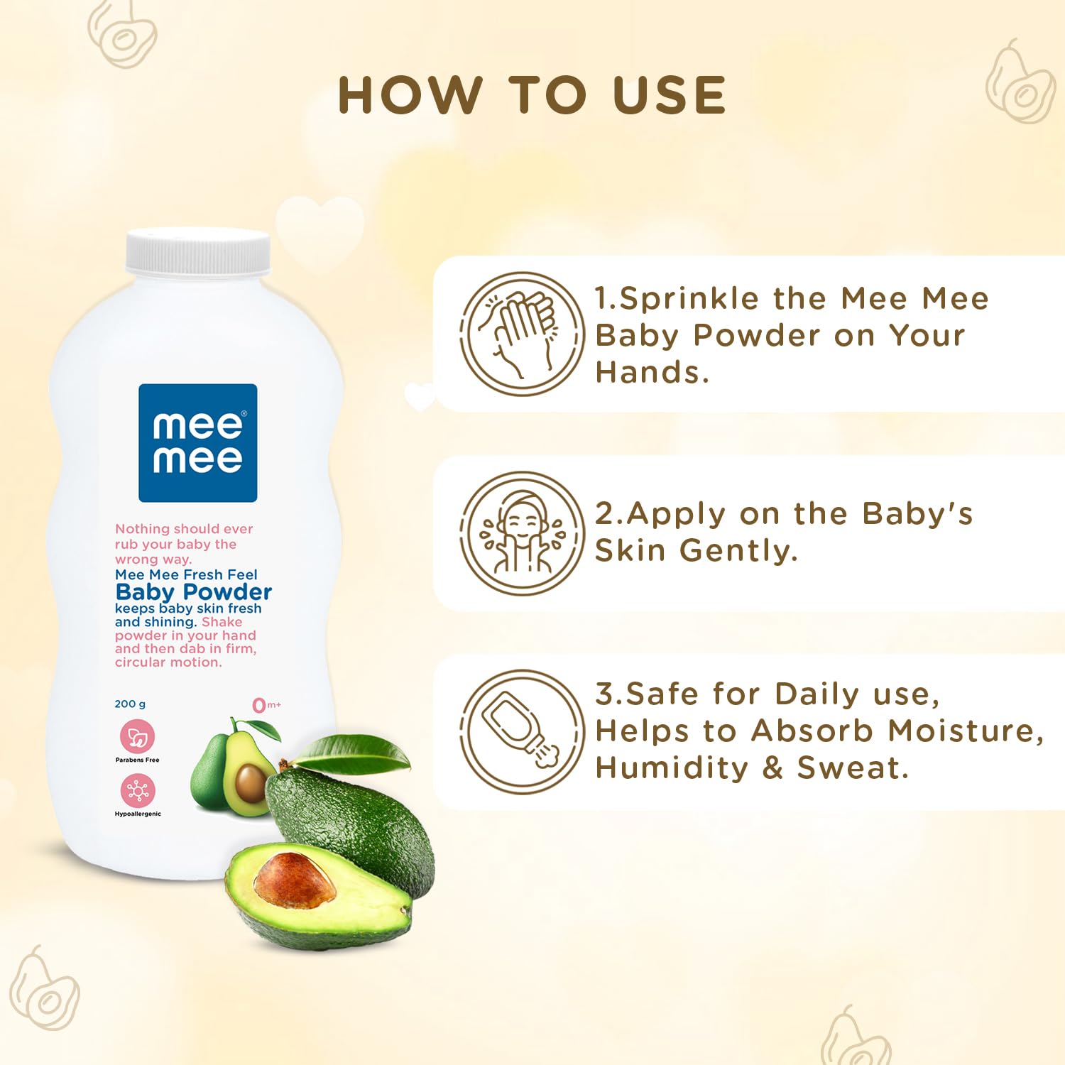 Mee Mee Infant Talcum Powder - 200 gms