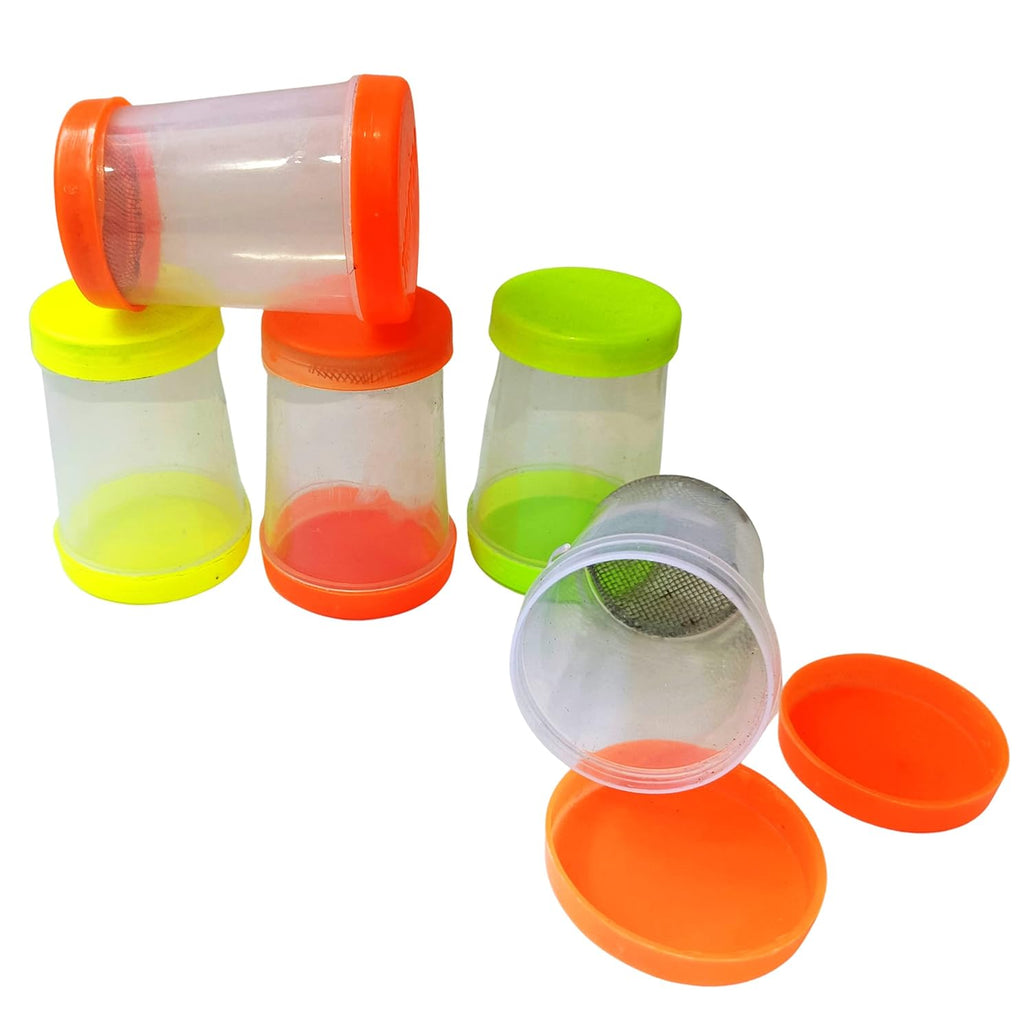 CraftVatika Rangoli Making Tools Kit Set of 10 Rangoli Powder Bottles Tubes with Nozzles