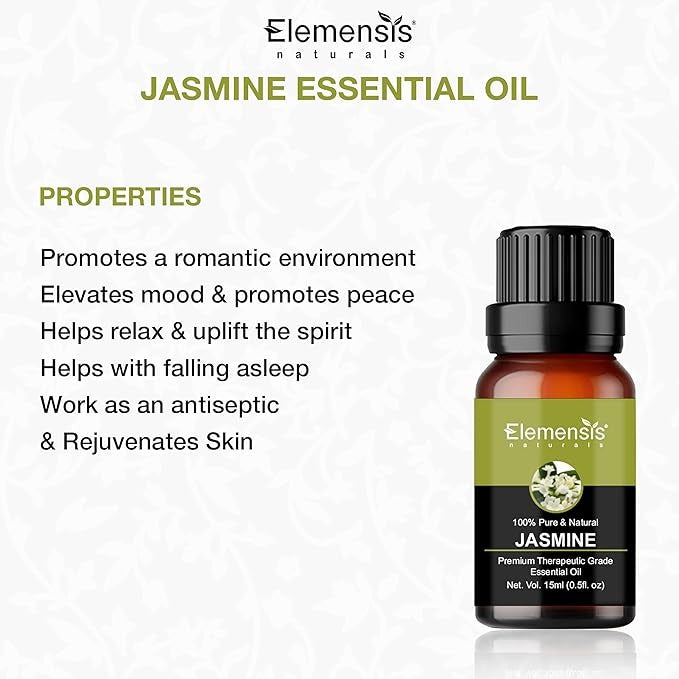 Elemensis Naturals Jasmine Essential Oil - 15 ml