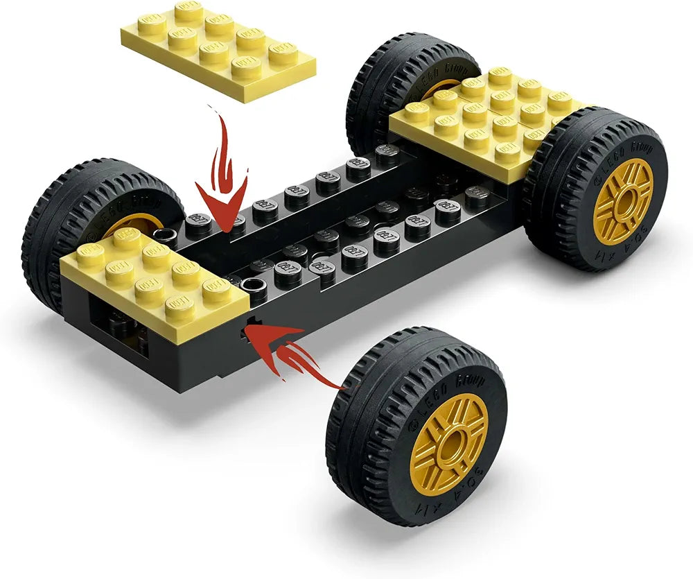 Lego NINJAGO Rogue vs Drix Race Car Duel Ninja Toy Playset 71840 Building Blocks Toys for 4+ Gift for Boys and Girls
