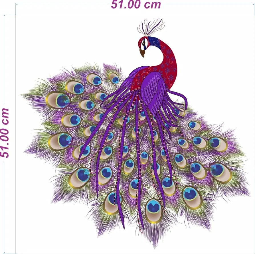 Rangoli Vinyl Wall Sticker Self-Adhesive Wall Decor Design-15