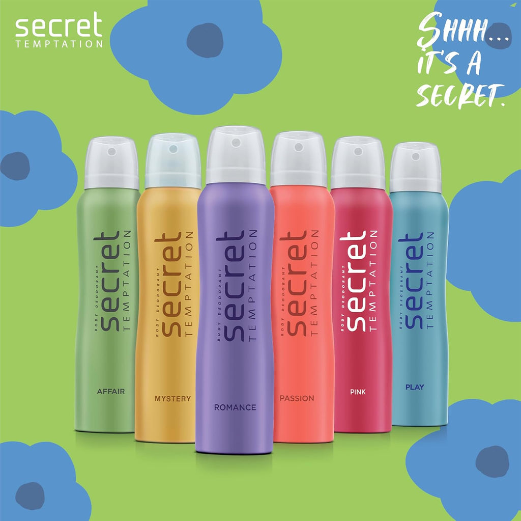 Secret Temptation Deodorant for Women (Romance, 225ml)