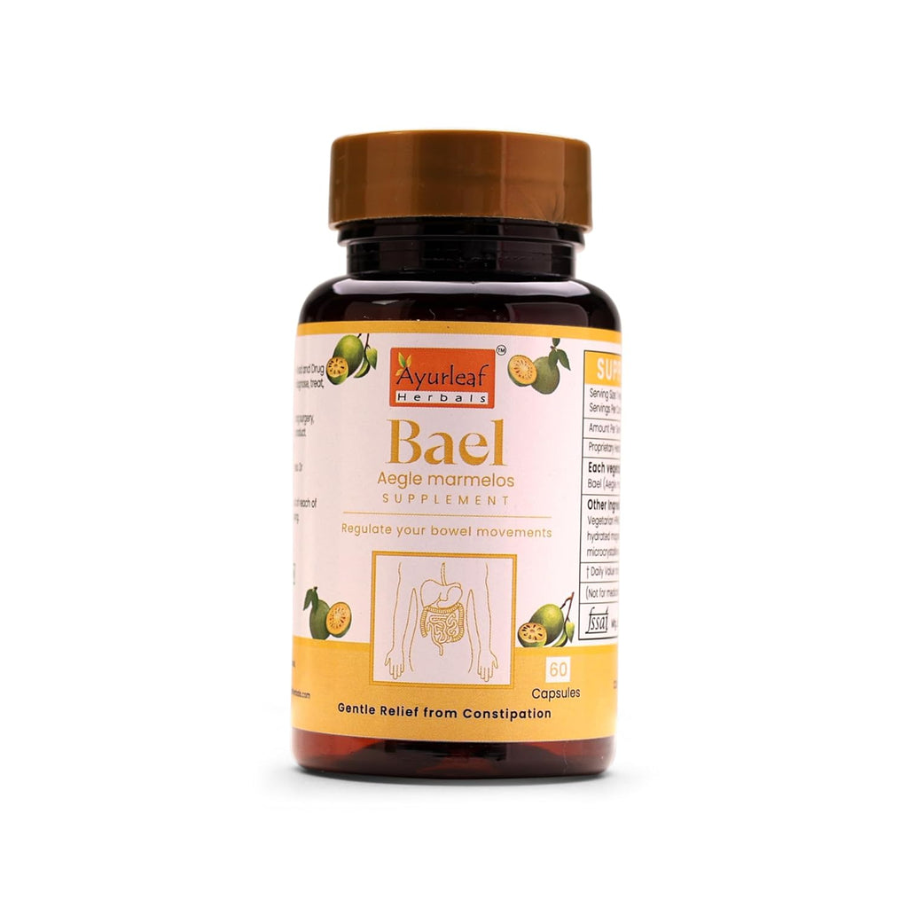 Ayurleaf Herbals Bael Fruit Capsules - 60 Caps Pack of 2