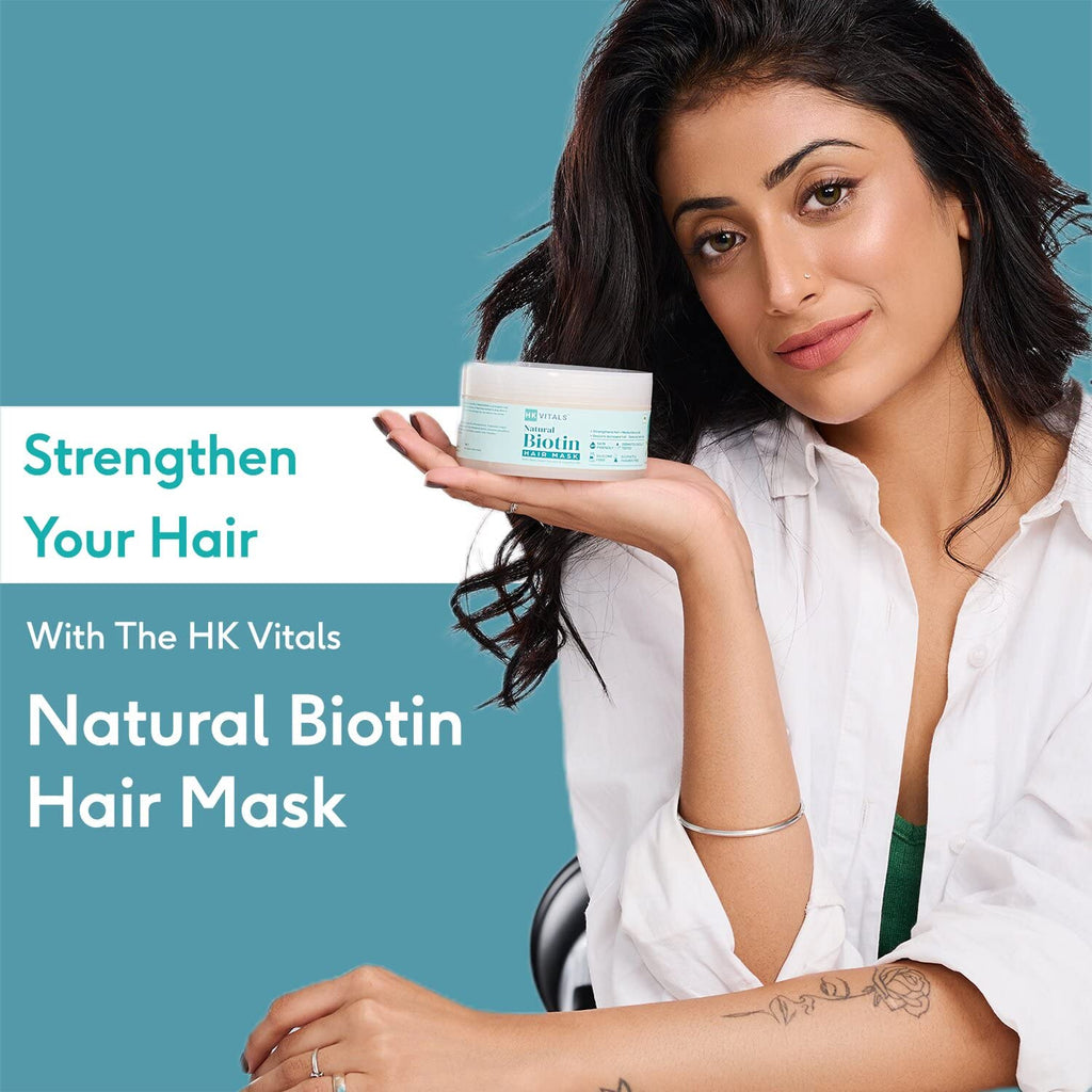 Healthkart HK Vitals Biotin Shampoo And Biotin Hair Mask Combo