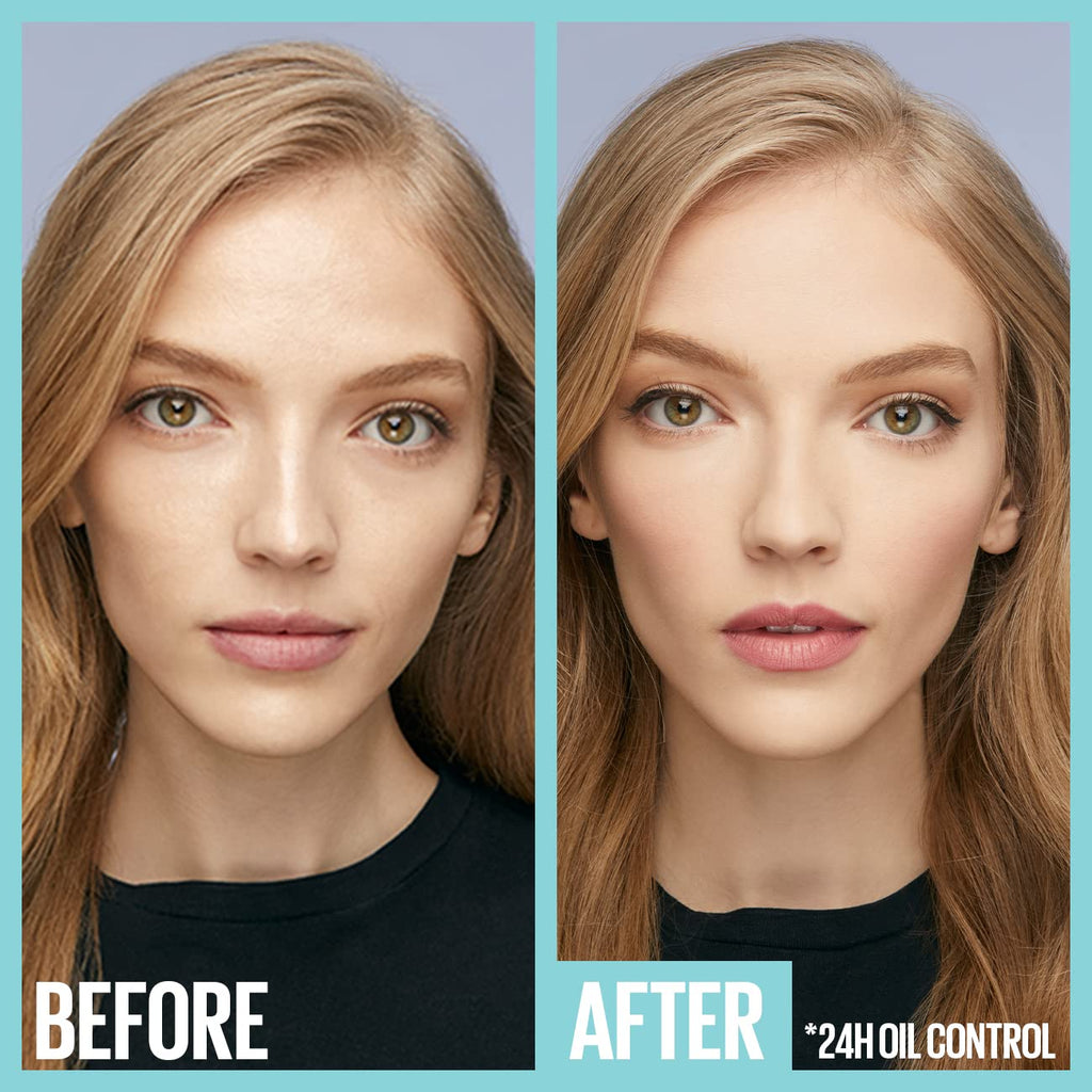 Maybelline New York Ultimate Powder Foundation, Full Matte Coverage, SPF44, 24H Oil Control, Fit Me, Shade 120, 9g