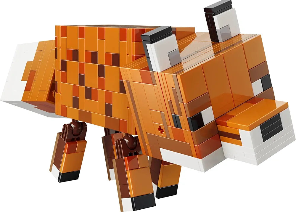 Lego Minecraft The Fox Gaming Decoration Building Set - Animal Figure Toy - Game Decor Gift - 21588