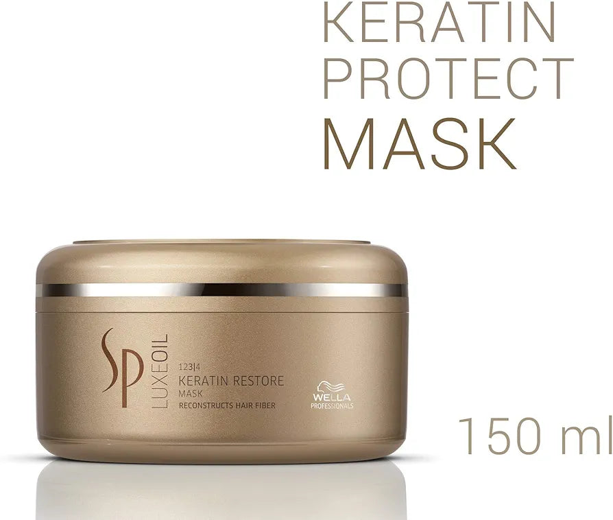 Wella SP LuxeOil Keratin Protect Shampoo And Hair Mask Combo