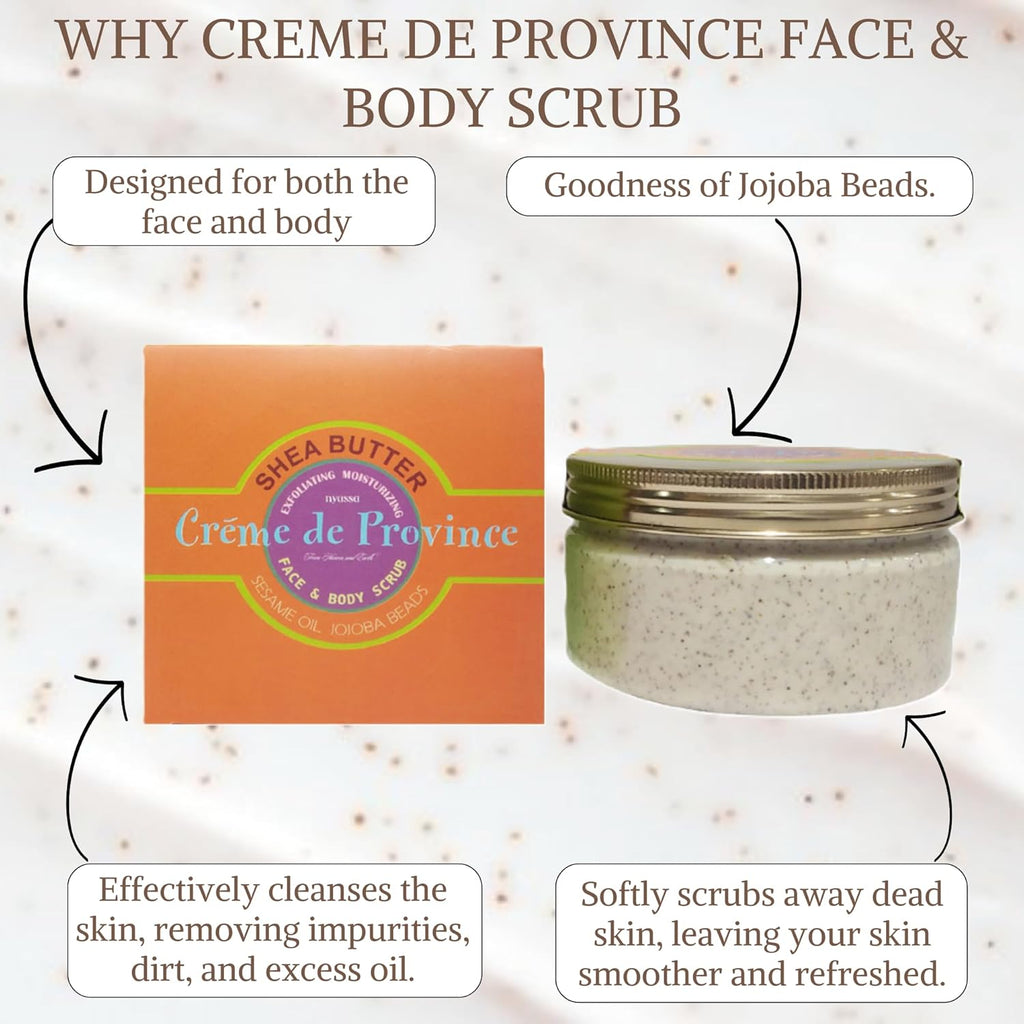 Nyassa Creme De Province Face & Body Scrub - 215 Gms