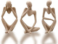 Mariner's Creation Premium Set of Three Modern Art Thinker showpiece 9x6x12.5cm