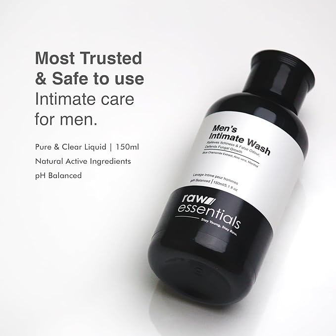 Raw Essentials Intimate Wash for Men - 150 ml Each (Pack of 2)