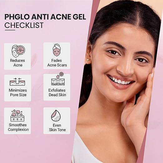 Lio Cosmeds Anti-Acne Gel with 2% Salicylic Acid & 3% Niacinamide - 50 gms