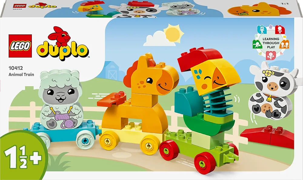 Lego Duplo My First Animal Train Toy with Wheels for Toddlers 10412