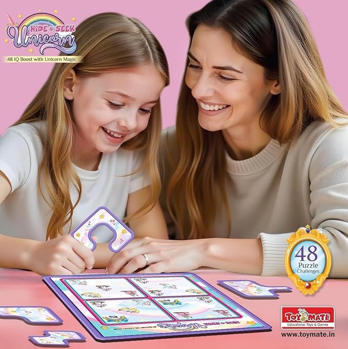 Toymate Hide N Seek Unicorn IQ Puzzle Game