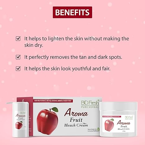 Biofresh Herbals Aroma Bleach Fruit Cream Kit - 250 gms