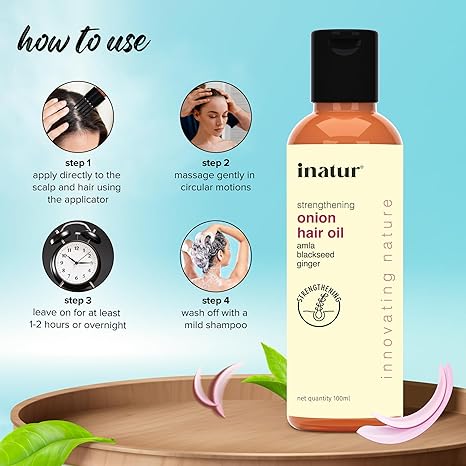 Inatur Onion Hair Oil - 100 ml