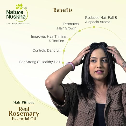 Nature Nuskha Real Rosemary Essential Oil - 15 ml