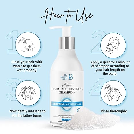 The Beauty Sailor Hair Fall Control Shampoo - 300 ml