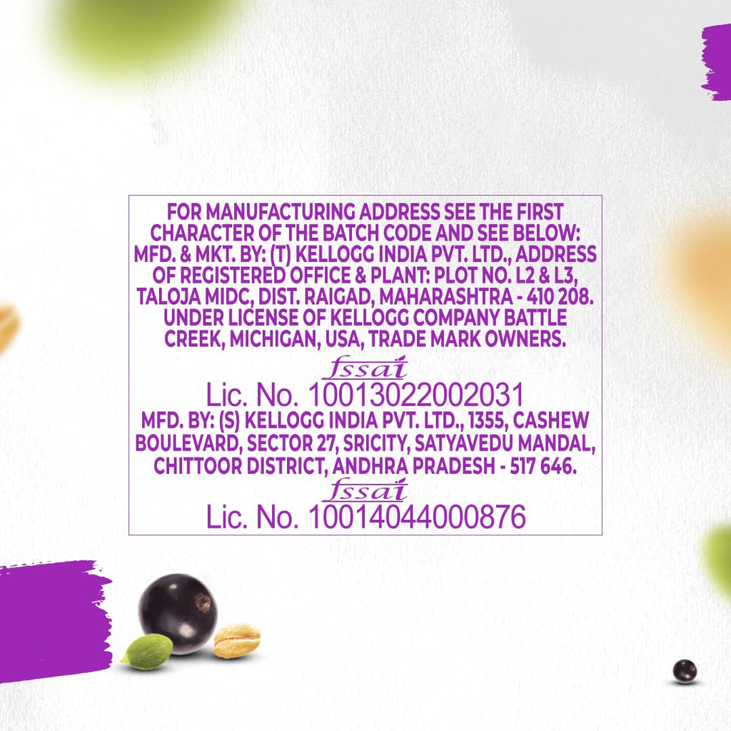 Kellogg's Millet Muesli with 84% Fruit, Seed & Multigrain| Power Breakfast | No Maida No Palm Oil | India's No 1 Muesli | 1000g