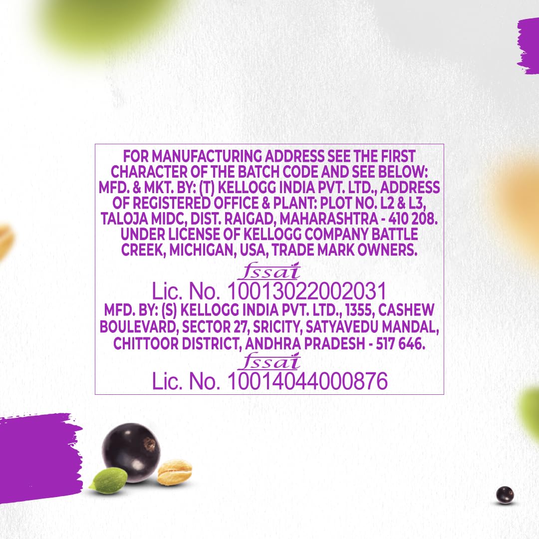 Kellogg's Millet Muesli with 84% Fruit, Seed & Multigrain| Power Breakfast | No Maida No Palm Oil | India's No 1 Muesli | 1000g